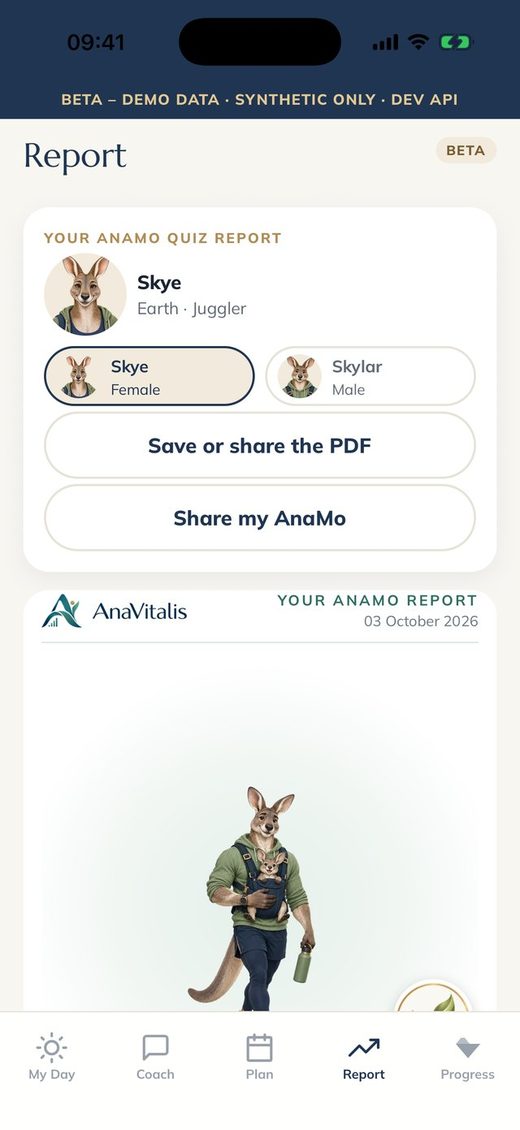 An AnaMo report